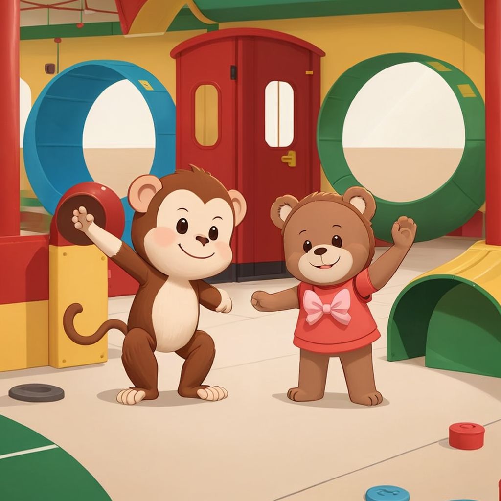 Adventure Mongie & Sweetie at Hide n Seek