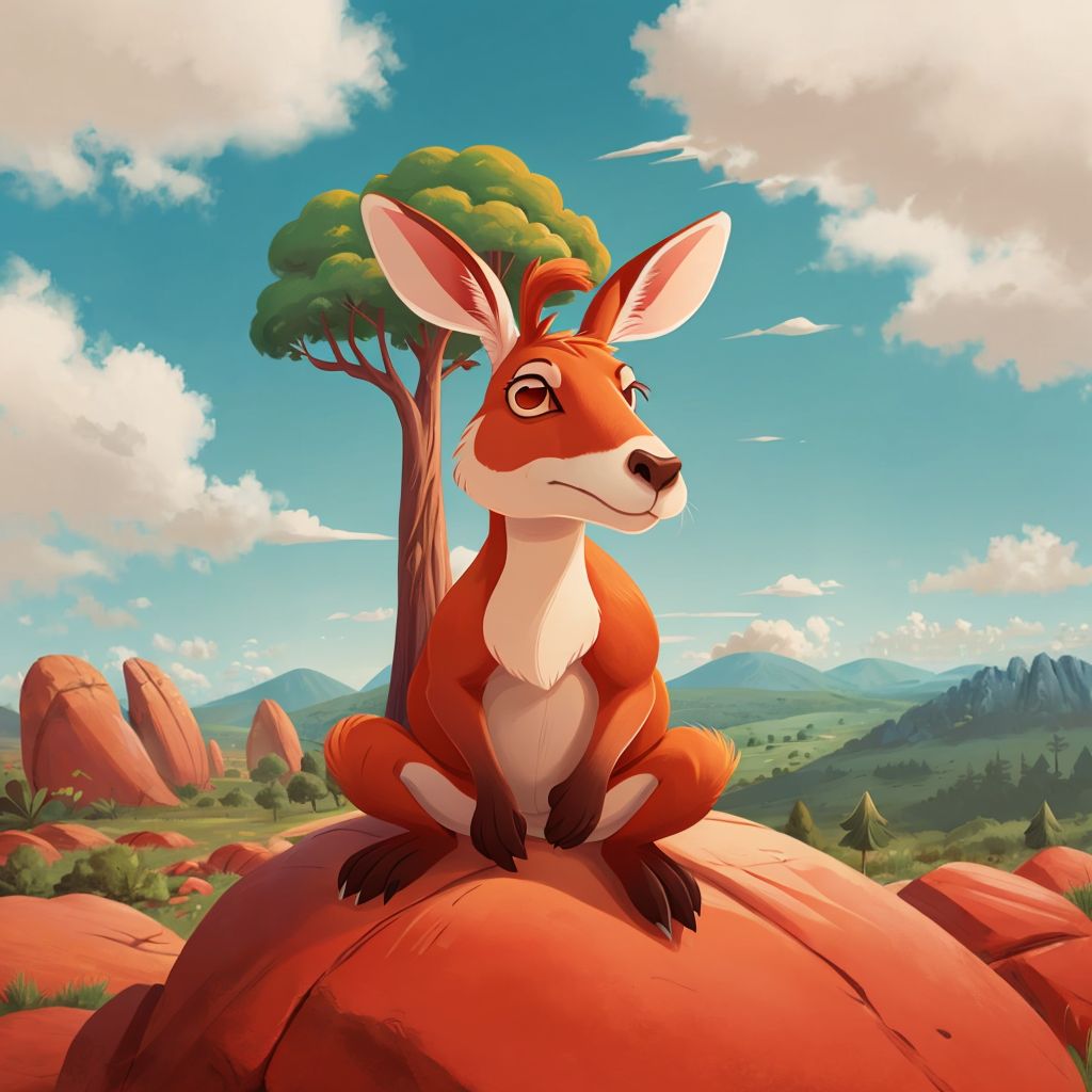 BIg Red, the kind Kangaroo