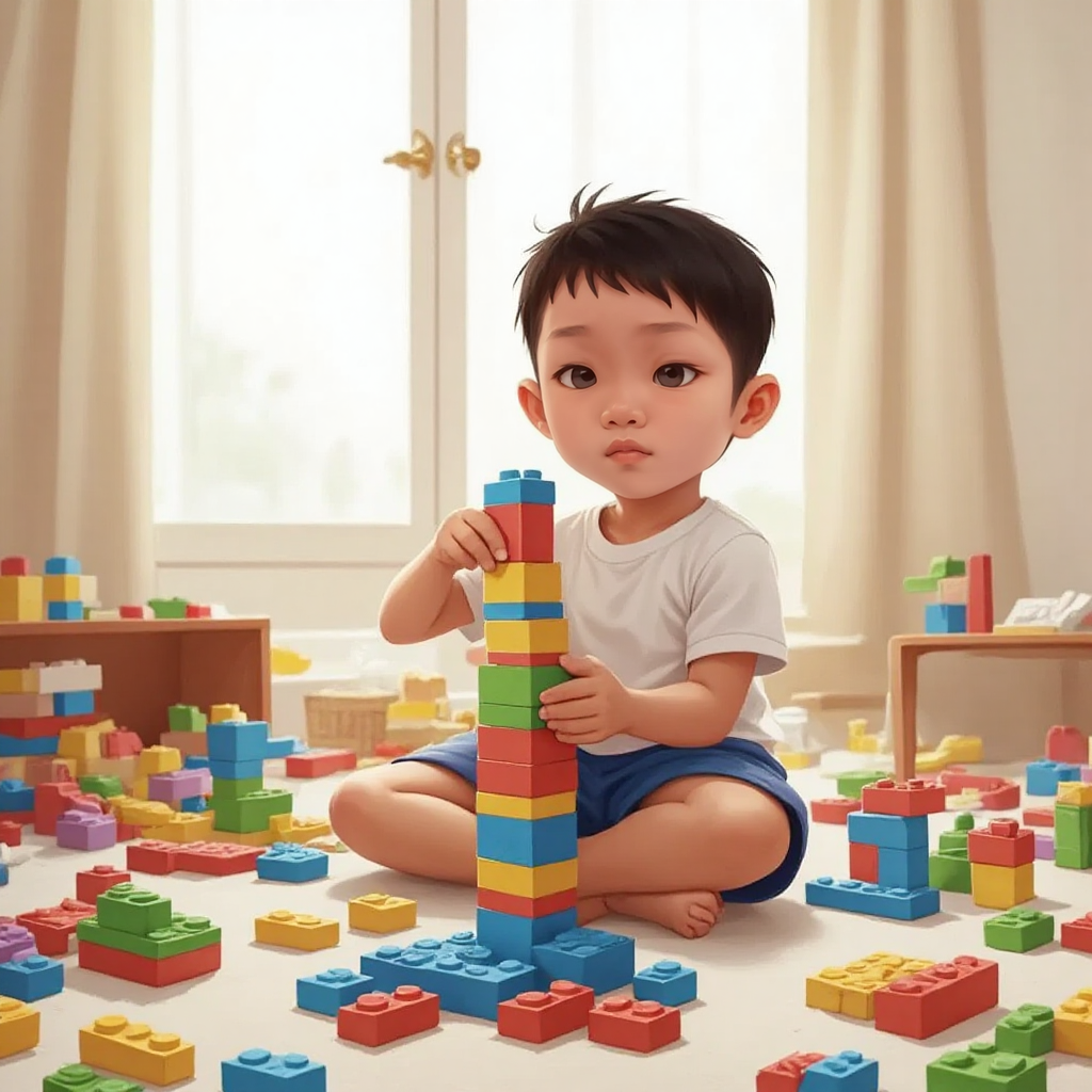 Enoch wins the lego competition 