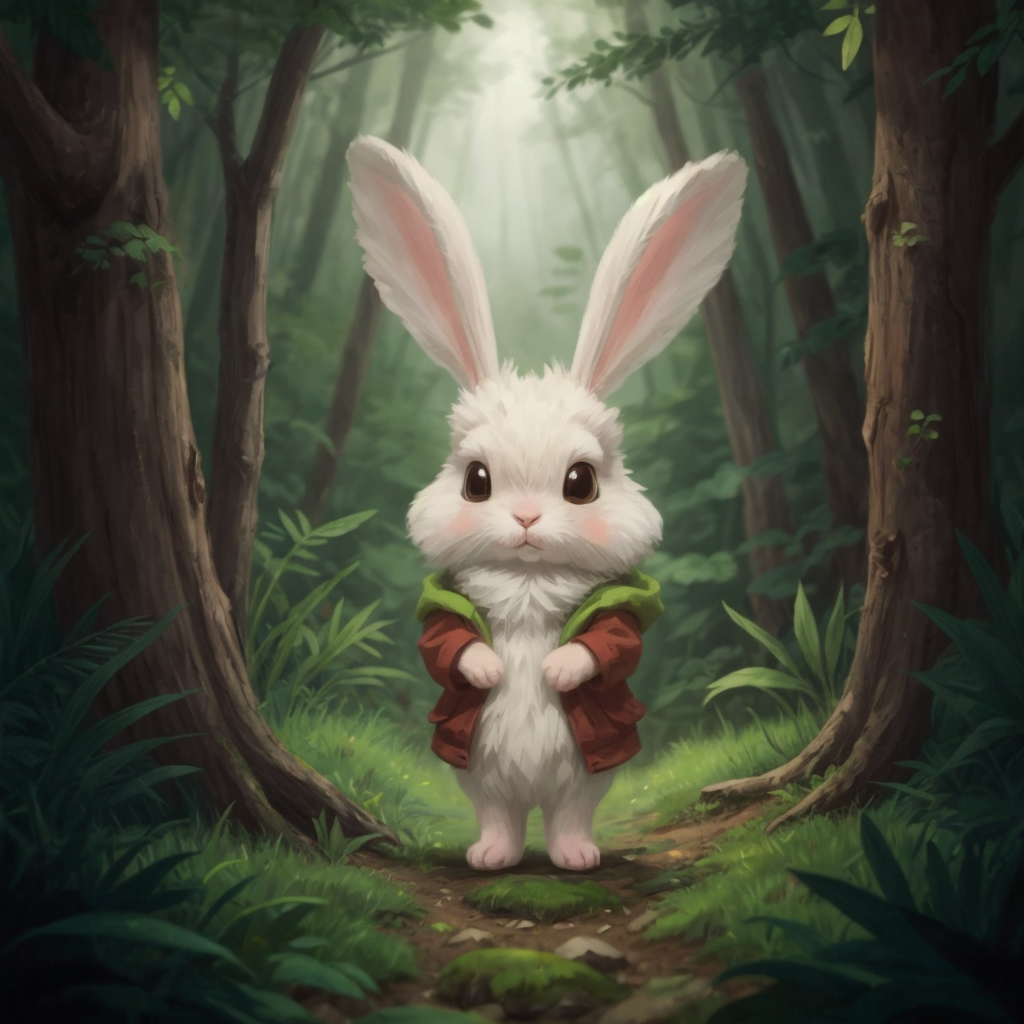 How the little bunny found new friends