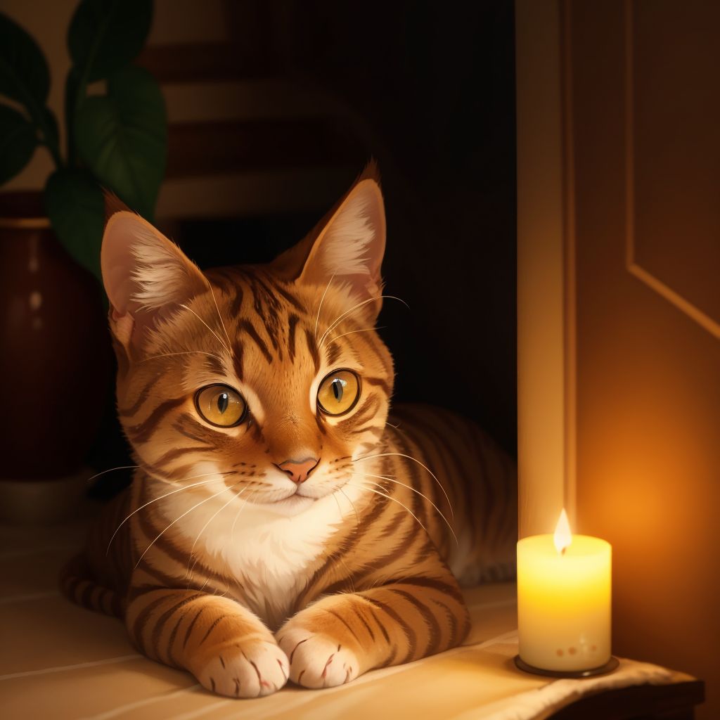 Nugget and Muffin's Little White Candle