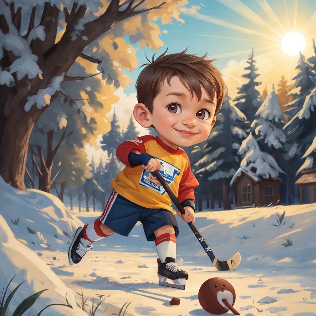 Rory Plays Hockey