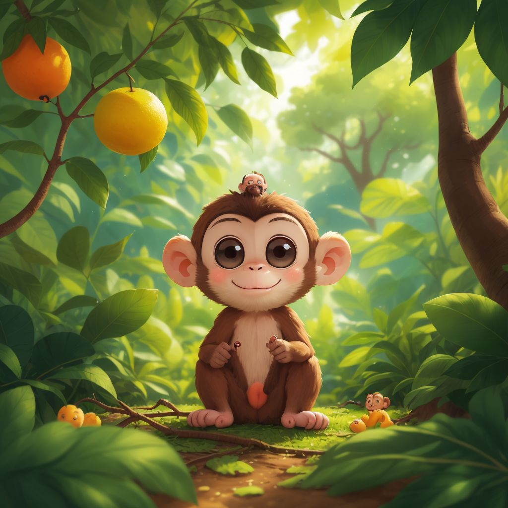 The Mischievous Monkey and the Magic Mango