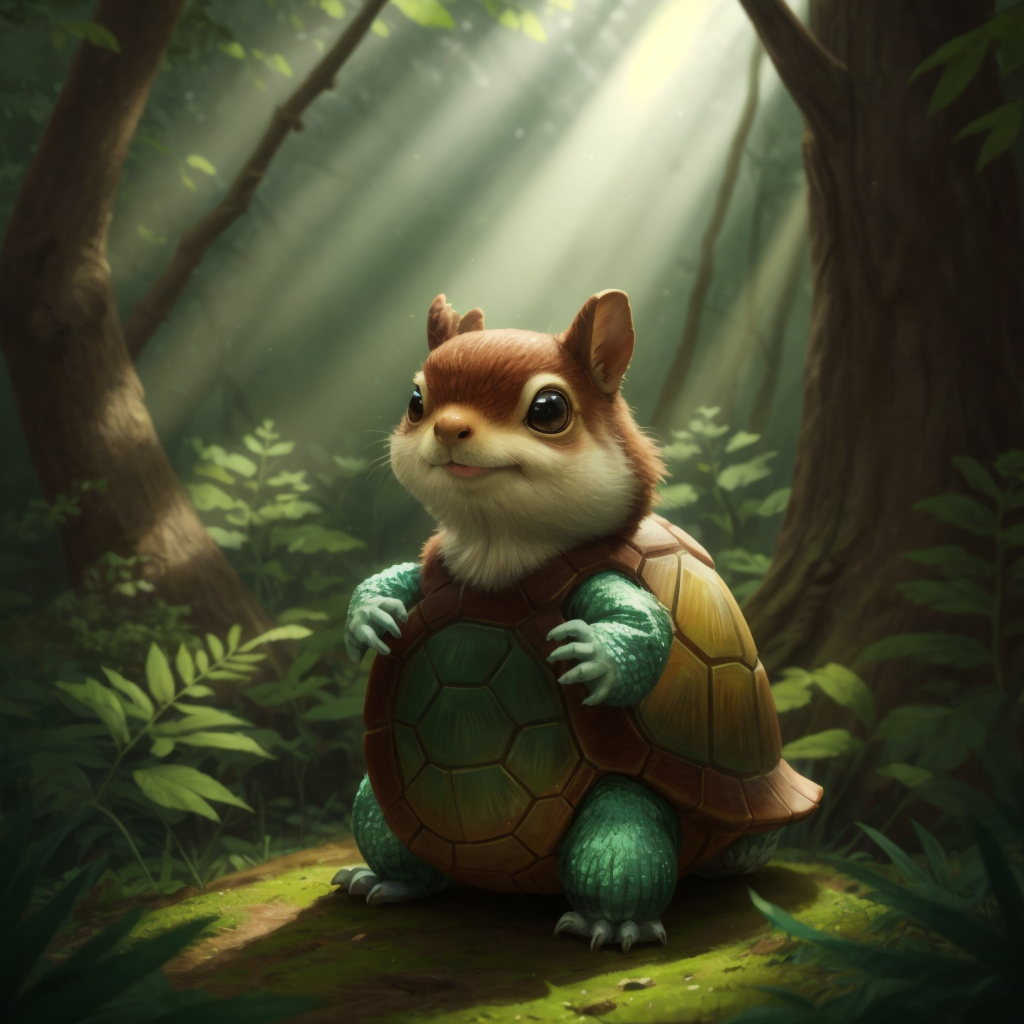 The Wise Turtle and the Adventurous Squirrel: A Tale of Friendship